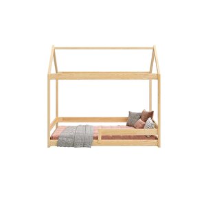 Montessori Bebek Ve Çocuk Karyolası Ahşap Yatak Funda