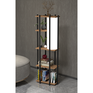 Retohome 5 Rafli Lambaderli̇ Ki̇tap Rafi.,ki̇taplikli Lambader Atlanti̇k Çam