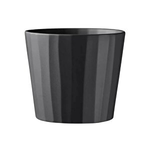 Umea Seramik Saksı Siyah 11 Cm