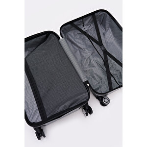 Elatae Kabin Boy Valiz Gri Pro Abs 1001