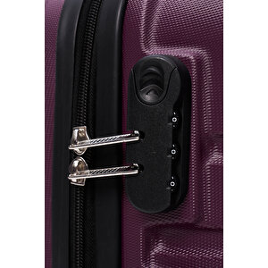Elatae Orta Boy Valiz Mor Pro Abs 1001