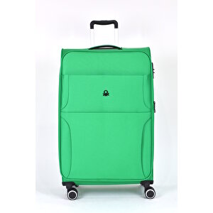 Ultra Light Kumaş 2'li Valiz Seti Büyük Boy - Kabin Boy Yeşil Bnt2500
