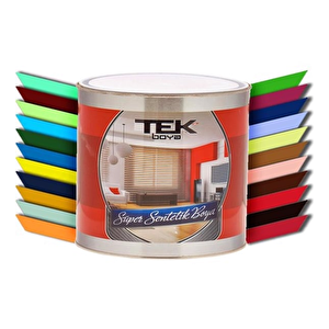 Tek Süper Lüks Sentetik Yağlı Boya Kırmızı 0,75 Lt