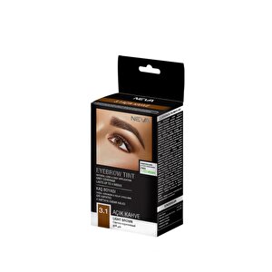 Neva Eyebrow Tint Kaş Boyası Seti 3.1 Açık Kahve %100 Vegan