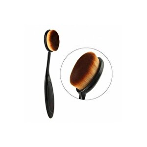 Çok Amaçlı Fiber Oval Makyaj Fırçası- Orta Boy - Kaşık Fırça(kod-asu 328g)