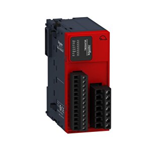 Electric Tm3saf5r Plc Tm2xx İçin Güvenlik Modülü, 1 Fonksiyon, Cat4, Vidalı Terminaller