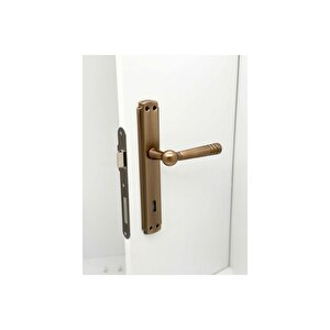 Osmanlı Handles Lüx Antik Sarı Aynalı Oda İç Kapı Kolu 1 Takım