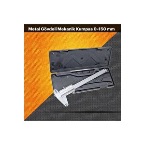 Paslanmaz Yüksek Kalite Metal Gövdeli Mekanik Kumpas 0-150 Mm