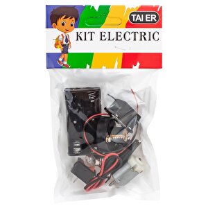 Öğrenci̇ Deney Ki̇ti̇ (pi̇l Yuvasi+duy+ampul+anahtar+motor)