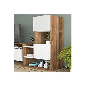 Tv Ünitesi Turra Beyaz Ceviz 177 Cm