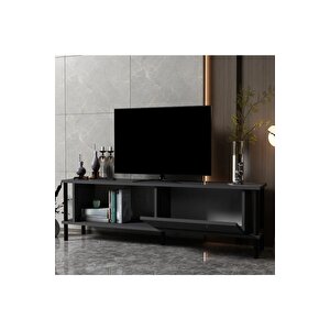 Tv Sehpası Rosso Antrasit Siyah 150 Cm