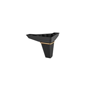Mobilya Koltuk -baza -çekyat-oturma Grubu Ayağı Siyah Gold 12 Cm 4 Adet