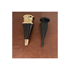 Zümrüt Gold Siyah Mobilya Koltuk Ayağı Chester Komidin Tv Ünitesi Vestiyer Ayağı 17 Cm 8 Adet