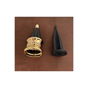 Zümrüt Gold Siyah Mobilya Koltuk Ayağı Chester Komidin Tv Ünitesi Vestiyer Ayağı 17 Cm 12 Adet