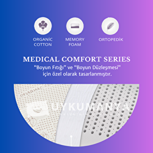 Uykumanya Uykucu Comfort Medical Organic Cotton Visco Yastık 60x40/14