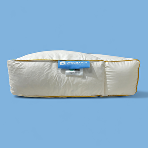 Uykumanya Medical Series Promed Yellow Art Boyun Fıtığı, Boyun Düzleşmesi ve Uyku Apnesi Medikal Ortopedik Yastık - 60x40/12 cm, Kaz Tüyü