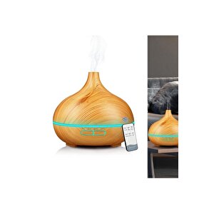 Dekoratif Lamba Vazo 500ml Kumandalı Oda Hava Nemlendirici Buhar Makinesi Koku Giderici