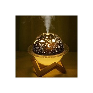 Hava Nemlendirici Aromatik Oda Kokusu Difüzörü Buhar Ultrasonik 7 Renk Led Işıklı 250ml