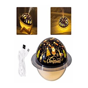Hava Nemlendirici Aromatik Oda Kokusu Difüzörü Buhar Ultrasonik 7 Renk Led Işıklı 250ml