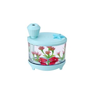 Pervaneli Dekoratif Lamba 460ml Oda Hava Nemlendirici Buhar Makinesi Koku Giderici