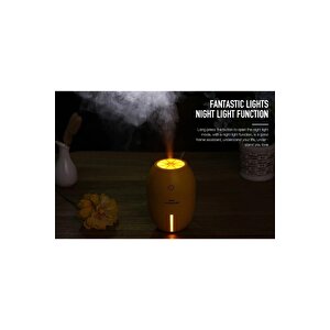 Lavanta Yağı 180 Ml Limon Şeklinde Mini Oda Hava Nemlendirici Buhar Aromaterapi Difüzör
