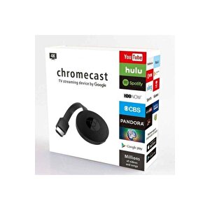 Chromecast Tv Görüntü Ve Ses Aktarım 4k Hdmı Wifi Kablosuz Adaptör
