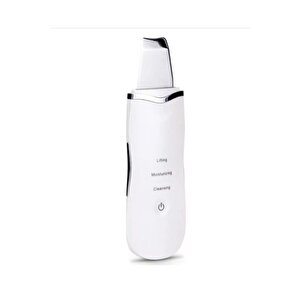 Scrubber Ultrasonic Siyah Nokta Akne Sivilce Giderici Spatula Şarjlı Cilt Temizleyici