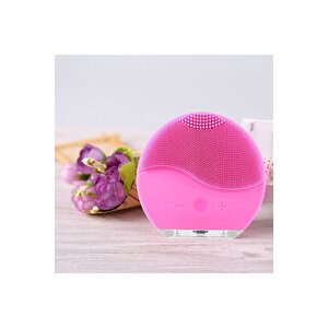 Pembe Titreşimli Yüz Temizleme Cihazı