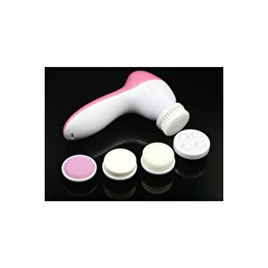 5 In 1 Pilli Yüz Temizleme,masaj Ve Peeling Fırça Seti