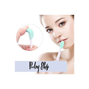 Pazarız 2 Adet Dudak Fırçası Peeling Etkili Gözenek Siyah Nokta Temizley