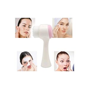 Çift Taraflı Yüz Cilt Gözenek Temizleme  Peeling Fırça