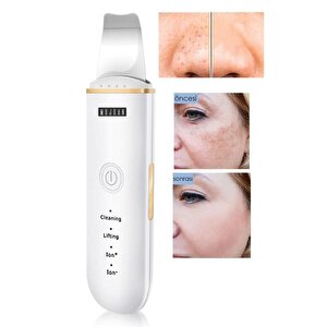 Ultrasonic Scubber Siyah Nokta Akne Gidereci Yüz Spatulası Ölü Deri Temizleme