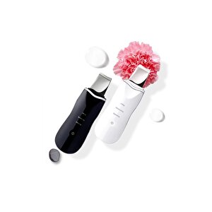 Ultrasonic Siyah Nokta Akne Sivilce Giderici Scrubber Spatula Şarjlı Cilt Temizleyici