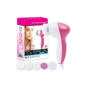 5 In 1 Pilli Yüz Temizleme,masaj Ve Peeling Fırça Seti