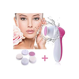Pilli Yüz Cilt Temizleme Cihazı Siyah Nokta Peeling Fırça Seti