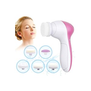 Pilli Yüz Cilt Temizleme Cihazı Siyah Nokta Peeling Fırça Seti