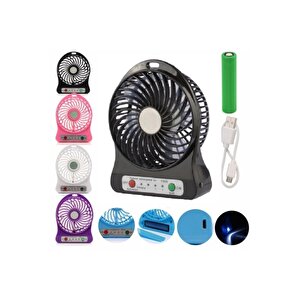 3 Kademeli Masaüstü Ve Araç Mini Fan Pervane Şarjlı