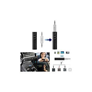 Bluetooth Araç Kiti Aux Transmitter Kablosuz Mikrofonlu Bt Wirel