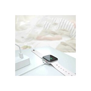 Watch Seri 1/2/3/4/5/6 Manyetik Usb Şarj Kablosu Aleti Hızlı Şarj Uyumlu