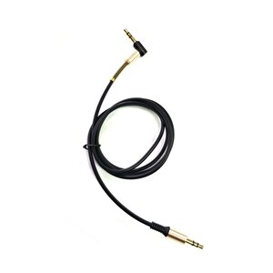 Electroon 3,5mm Stereo Gold Jaklı Siyah  Aux Kablo 2 Metre