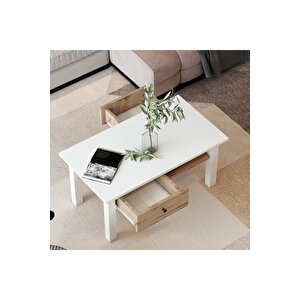 Orta Sehpa Loft Beyaz Çırağan