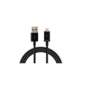 Renkli Iphone 5 5s 6 6s Usb Data Kablosu - Siyah