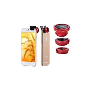 Balık Gözü Geniş Açı Makro Lens Tüm Telefonlar Için