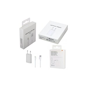 Apple Iphone 6 5 7 8 X Şarj Aleti Usb Kablo Adaptör Lightning