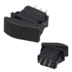 Powermaster Sembolsüz Işıksız Yaylı 3 Pinli On-off-on 12-24v Marin Switch