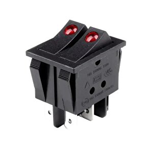 Powermaster Ic-102 İkili Işıklı Mercekli Anahtar