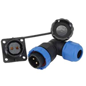 Sd28 Su Geçi̇rmez 2 Pi̇n 28 Mm Yuvarlak Konnektör (90 Derece Di̇rsek)