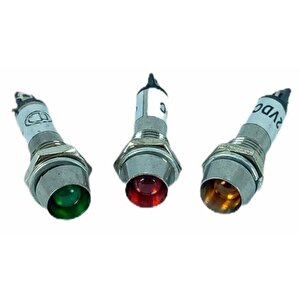 Ic-225 Si̇nyal Lambasi Ø8mm Metal 24 Volt