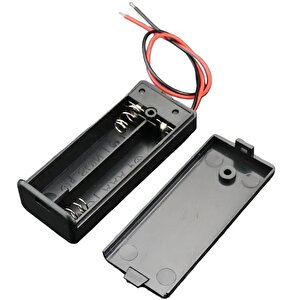 Powermaster  2'li Aa Kapaklı Switch'li Pil Yuvası (ic-233c