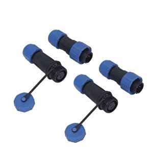 Sd16 Su Geçirmez 2 Pin 16 Mm Konnektör Takımı
